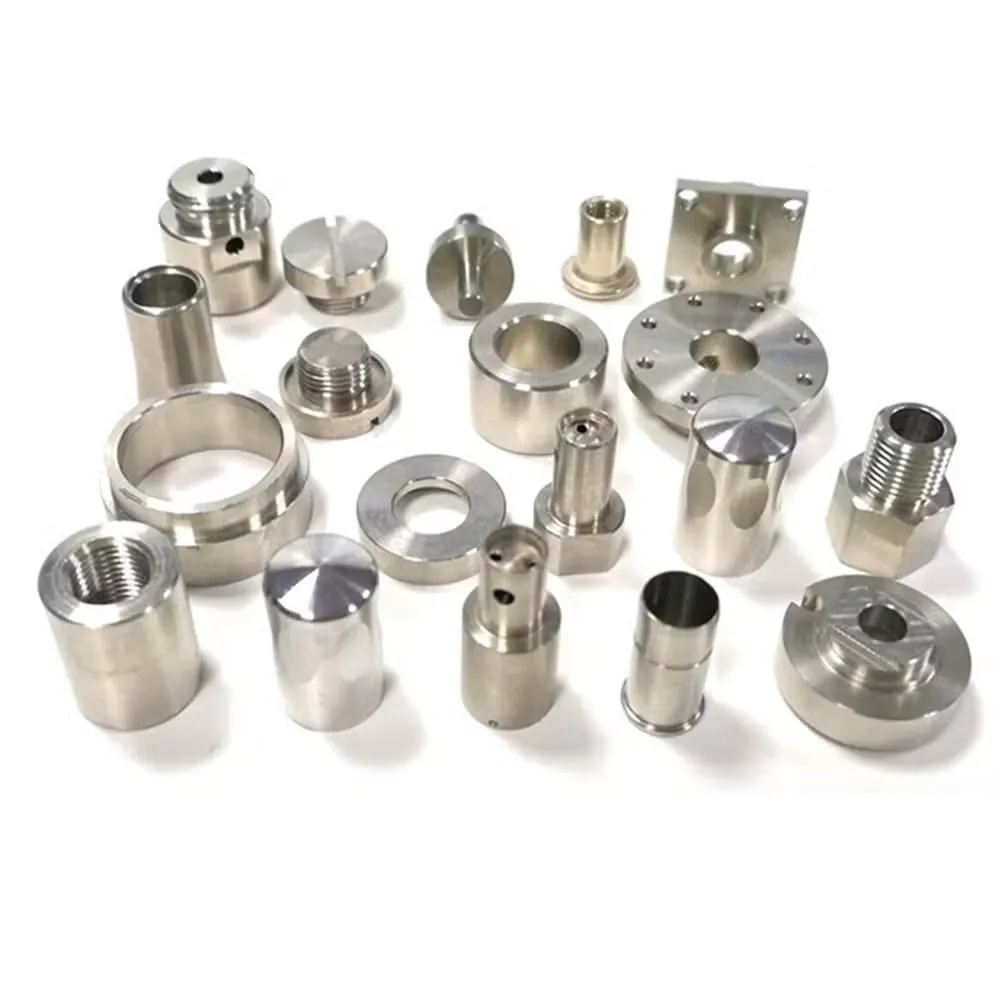 Turned metal sleeves and spacers produced on precision lathe machines